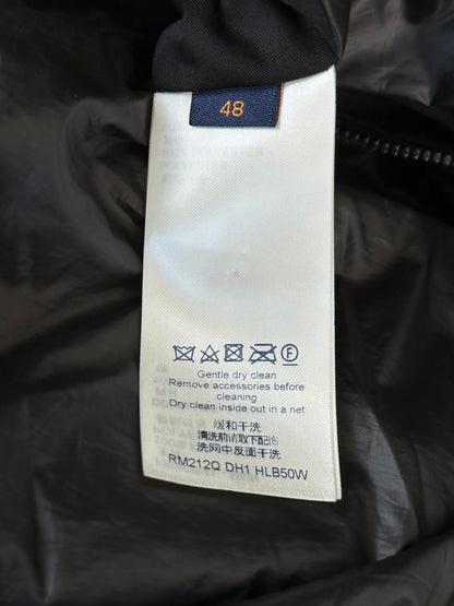 Louis Vuitton Black Flower Monogram Puffer Jacket