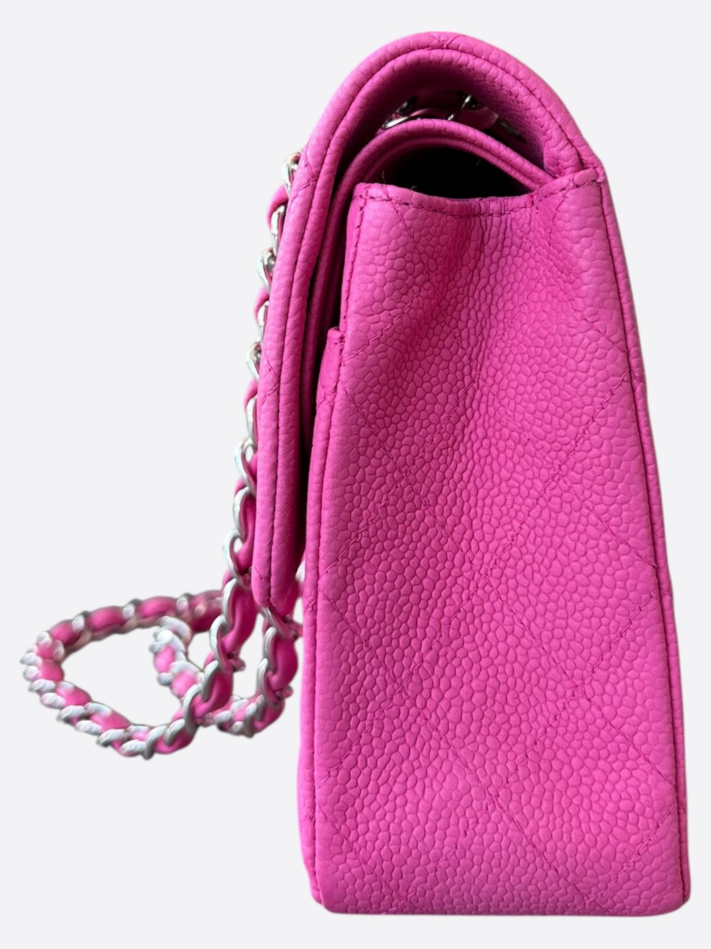 Chanel Pink Caviar Quilted Medium Flap Bag