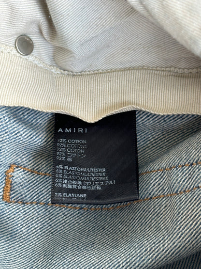 Amiri Clay Indigo & White Patch MX1 Jeans