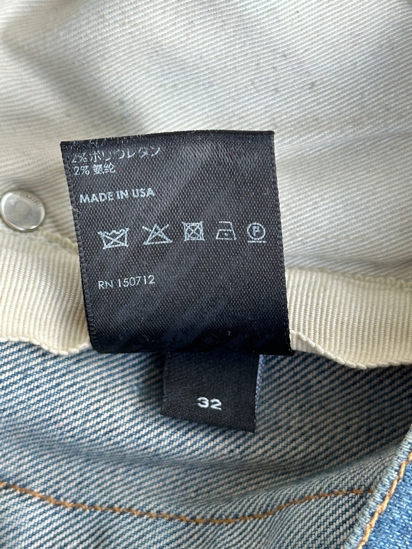 Amiri Clay Indigo & White Patch MX1 Jeans