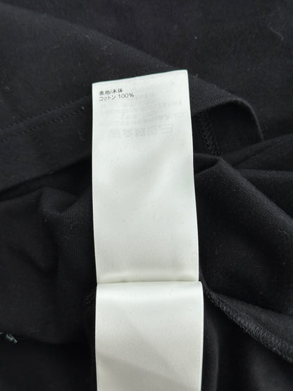 Louis Vuitton Black & White Frequency Logo Embroidered T-Shirt
