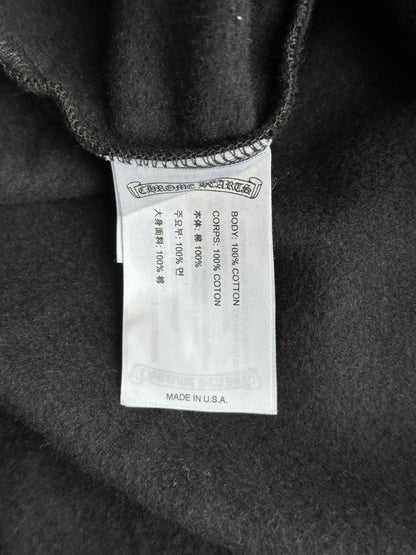 Chrome Hearts Black Floral Logo Hoodie