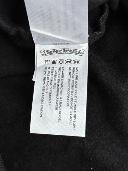 Chrome Hearts Black Floral Logo Hoodie