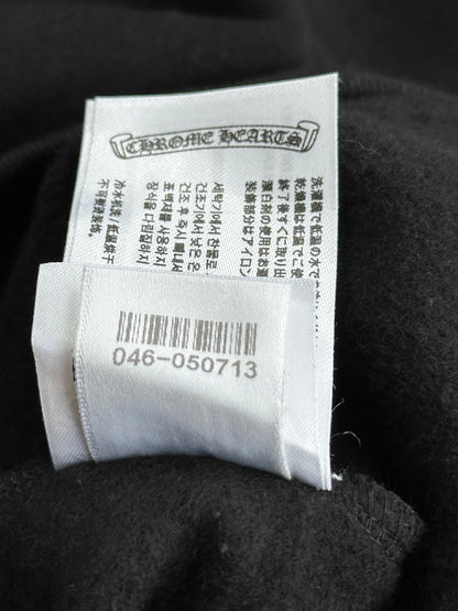Chrome Hearts Black Floral Logo Hoodie