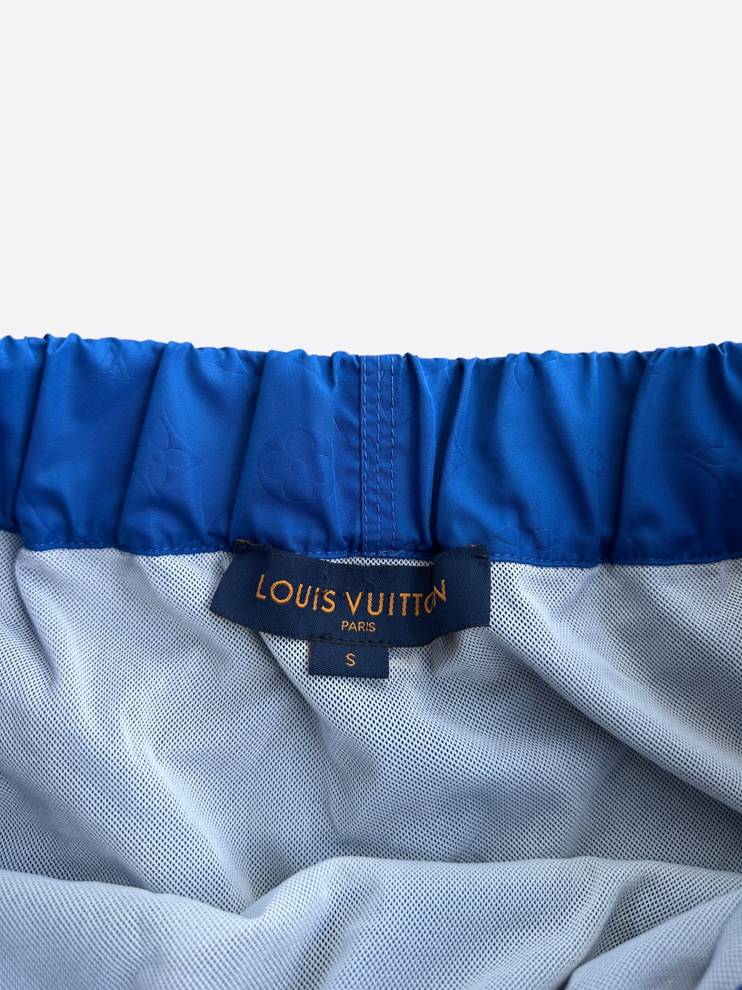 Louis Vuitton Blue Monogram Swim Shorts