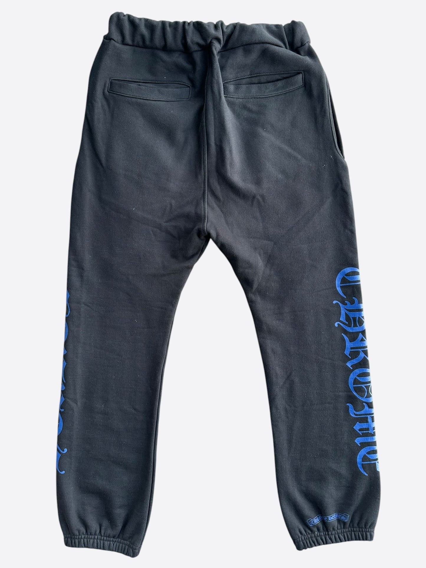 Chrome Hearts Black & Blue Horseshoe Logo Sweatpants