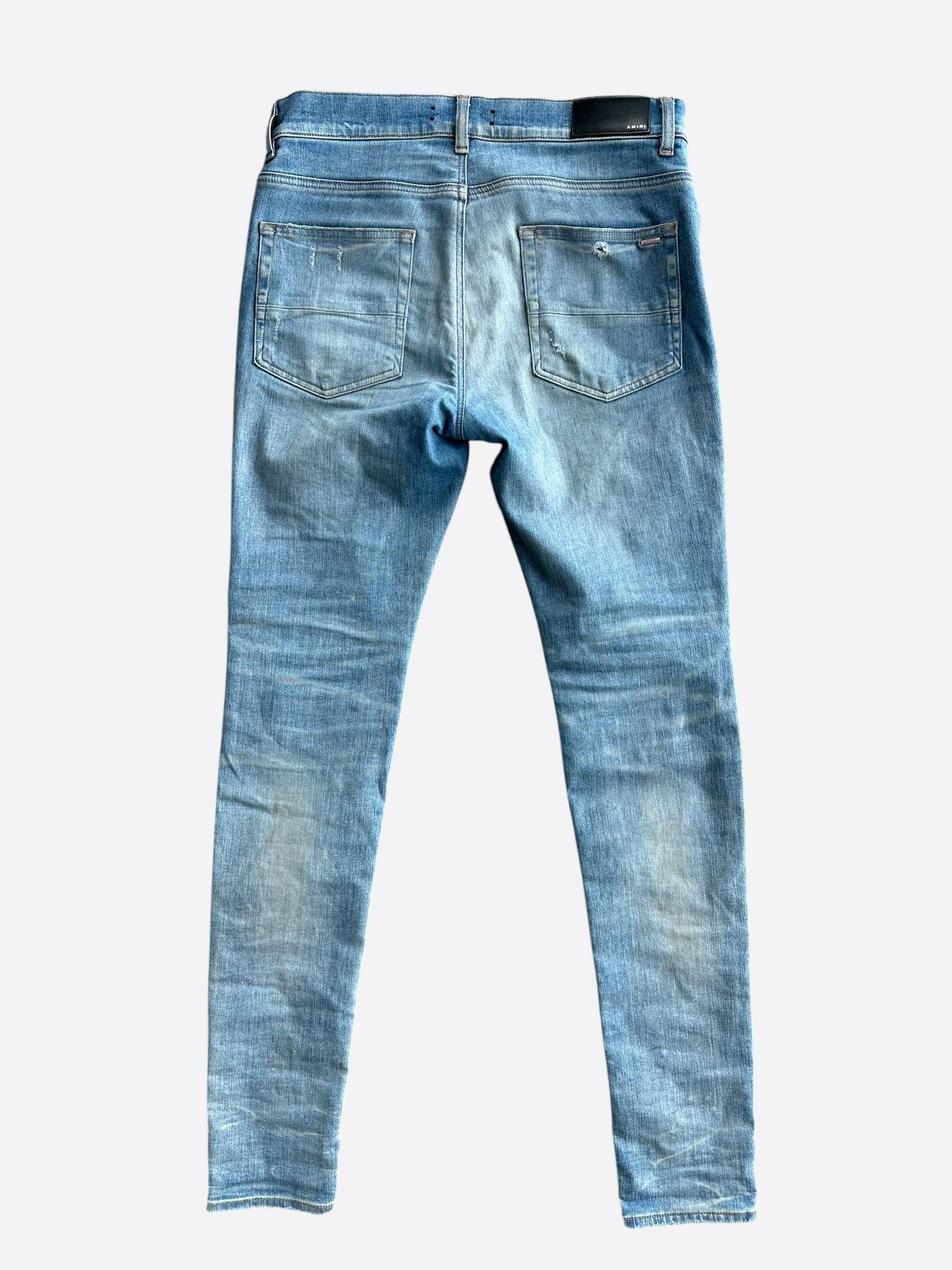 Amiri Clay Indigo & White Patch MX1 Jeans