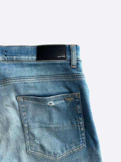 Amiri Clay Indigo & White Patch MX1 Jeans