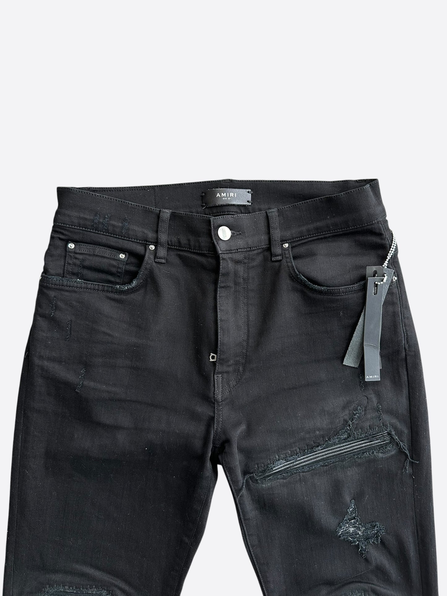 Amiri Black Patch MX1 Jeans