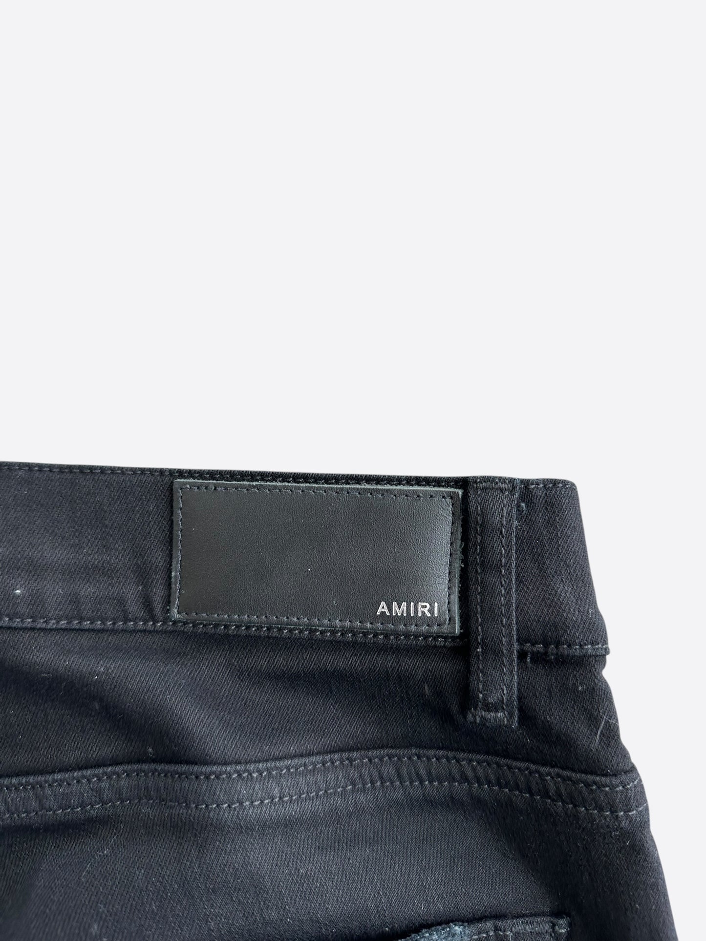 Amiri Black Patch MX1 Jeans