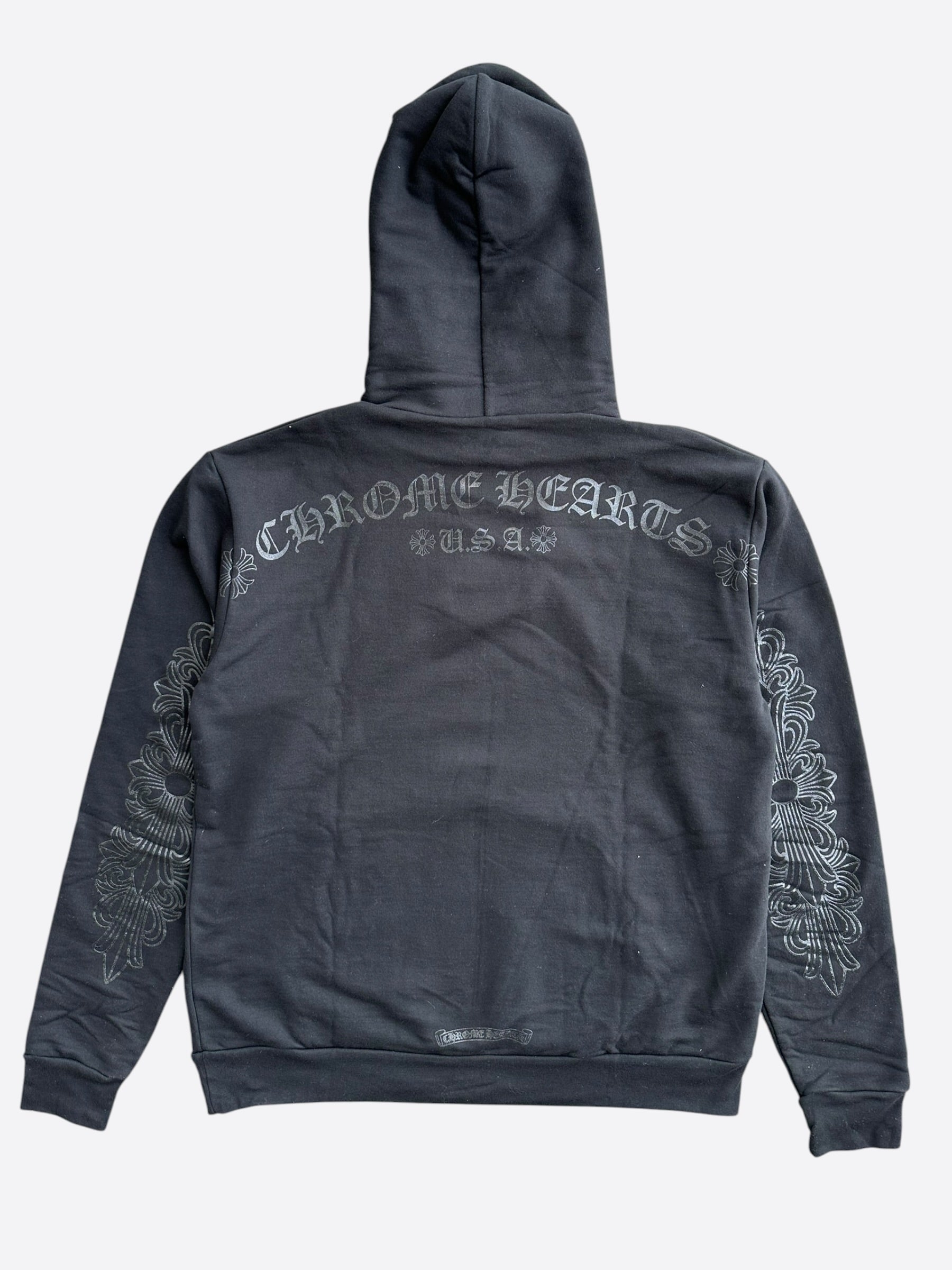 Chrome Hearts Matty Boy Black Sex Records Logo Hoodie – Savonches