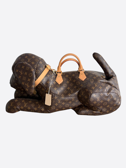 Louis Vuitton Brown Monogram Dog Bag