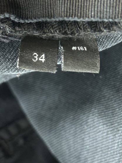 Amiri Faded Black & Red Plaid Patch MX1 Jeans