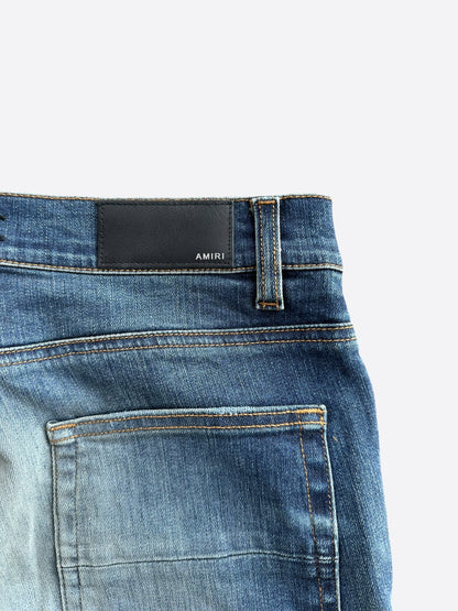 Amiri Indigo & Black Patch MX1 Jeans