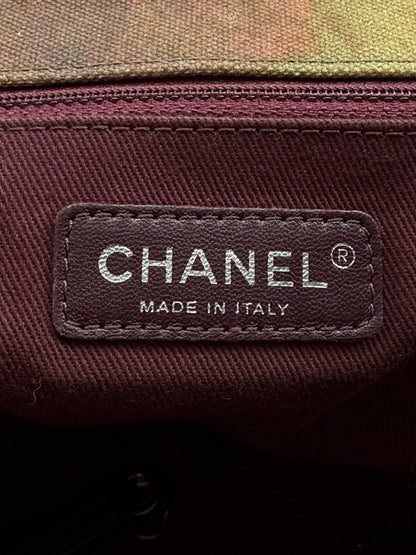 Chanel Khaki Green Graffiti On The Pavements Messenger Bag