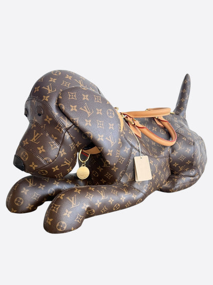 Louis Vuitton Brown Monogram Dog Bag