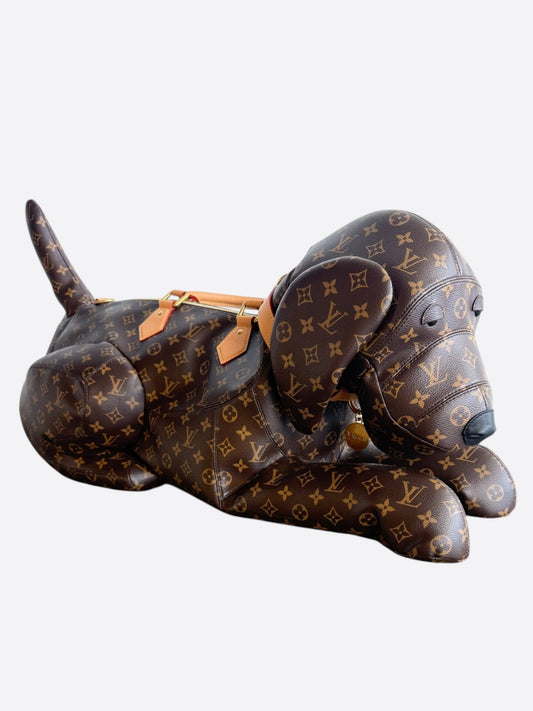 Louis Vuitton Brown Monogram Dog Bag