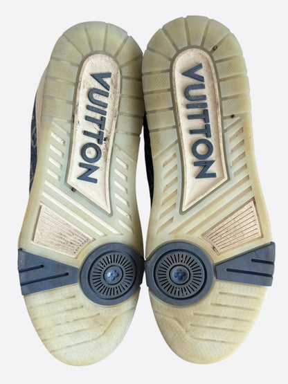 Louis Vuitton Blue Denim Monogram Trainers