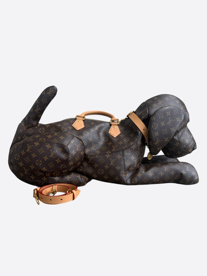 Louis Vuitton Brown Monogram Dog Bag