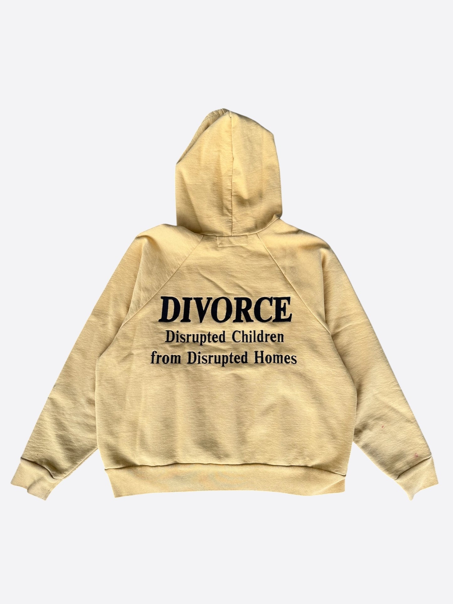 Enfants Riches Deprimes Yellow & Black Divorce Logo Hoodie