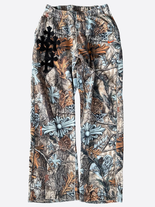 Chrome Hearts Nike NOCTA Camouflage & Black Cross Patch Sweatpants