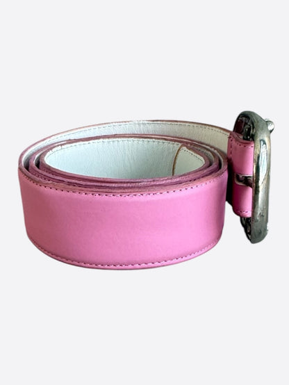 Chrome Hearts Pink & Silver Gunslinger Belt