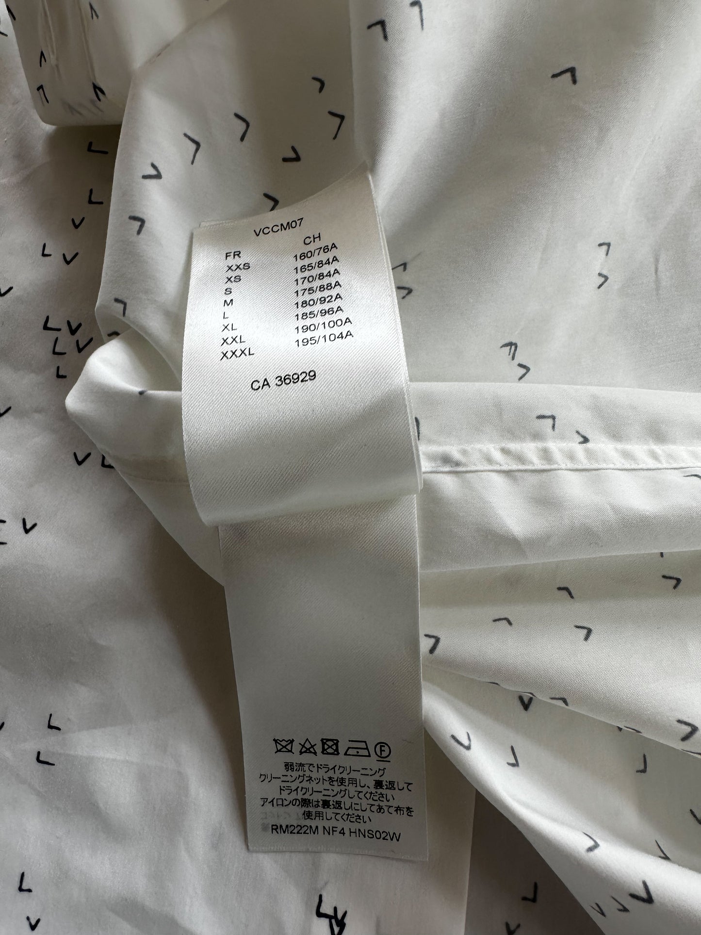 Louis Vuitton White LV Spread Button Up Shirt