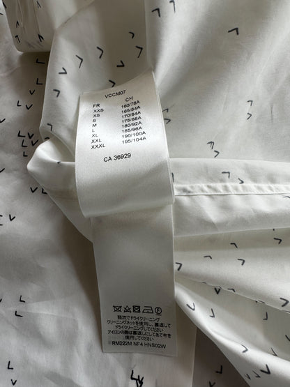 Louis Vuitton White LV Spread Button Up Shirt