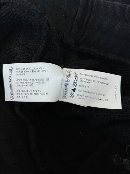 Chrome Hearts Black Cross Patch Shorts