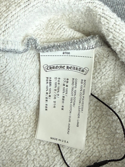 Chrome Hearts Grey & Black Triple Cross Patch Paper Jam Hoodie
