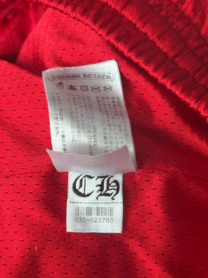 Chrome Hearts Matty Boy Red Form Mesh Trackpants