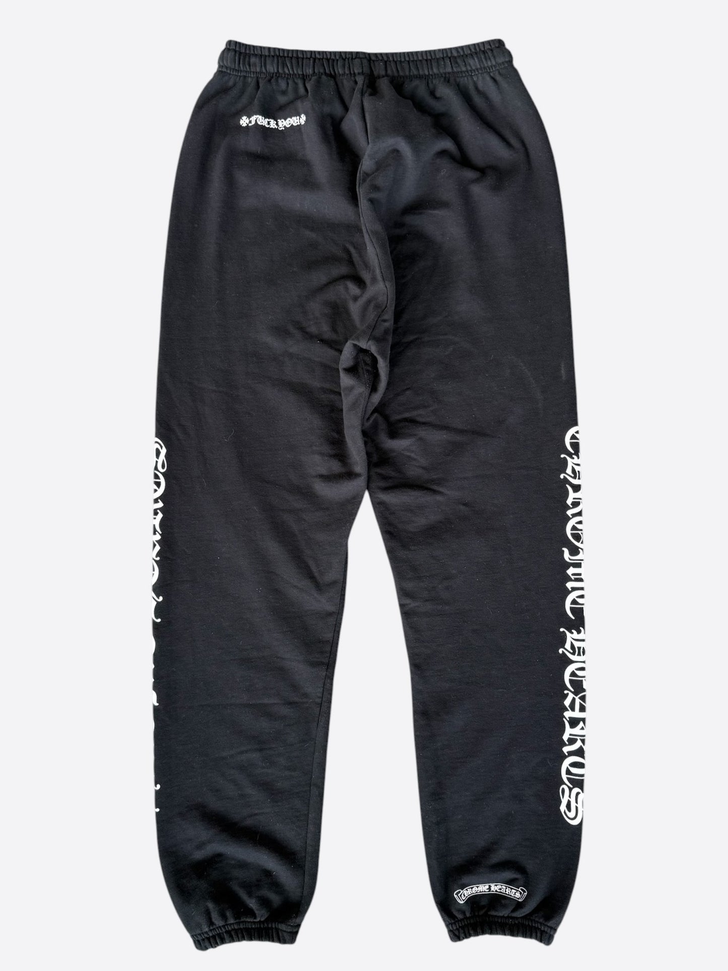 Chrome Hearts Black & White Logo Sweatpants