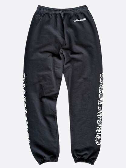 Chrome Hearts Black & White Logo Sweatpants