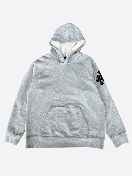 Chrome Hearts Grey & Black Triple Cross Patch Paper Jam Hoodie