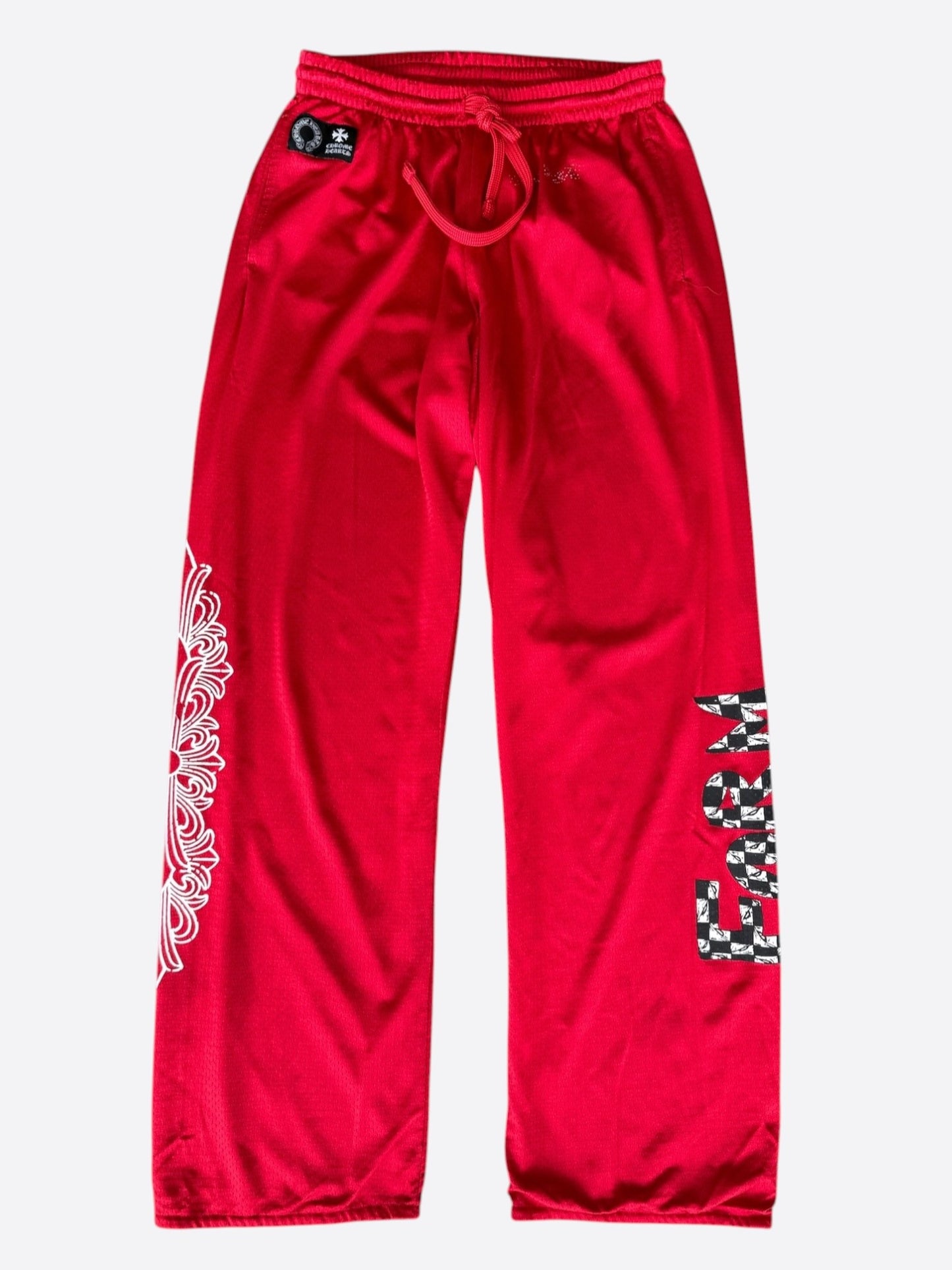 Chrome Hearts Matty Boy Red Form Mesh Trackpants