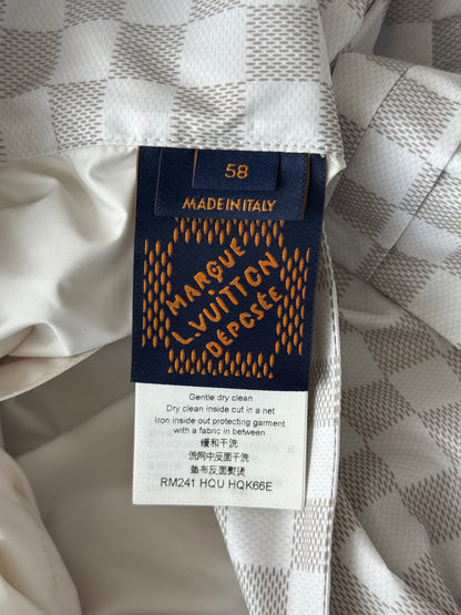 Louis Vuitton White & Beige Damier Windbreaker