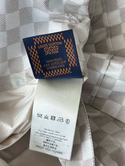 Louis Vuitton White & Beige Damier Windbreaker