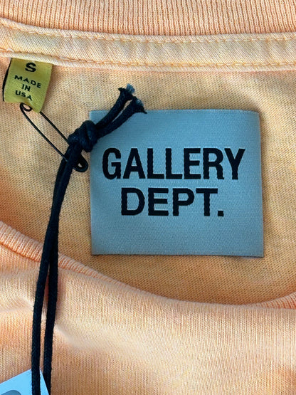 Gallery Dept Orange & Black French Logo T-Shirt