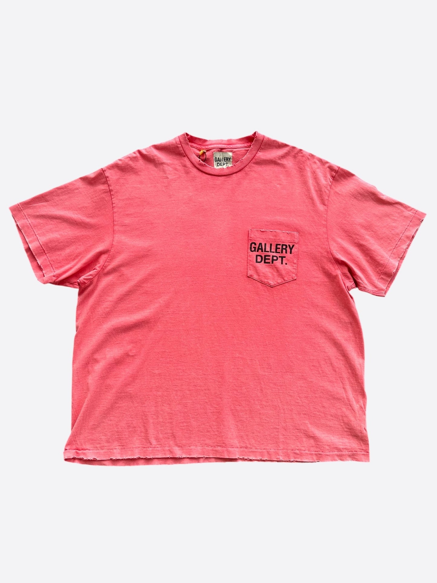 Gallery Dept Sun Faded Red & Black Logo T-Shirt