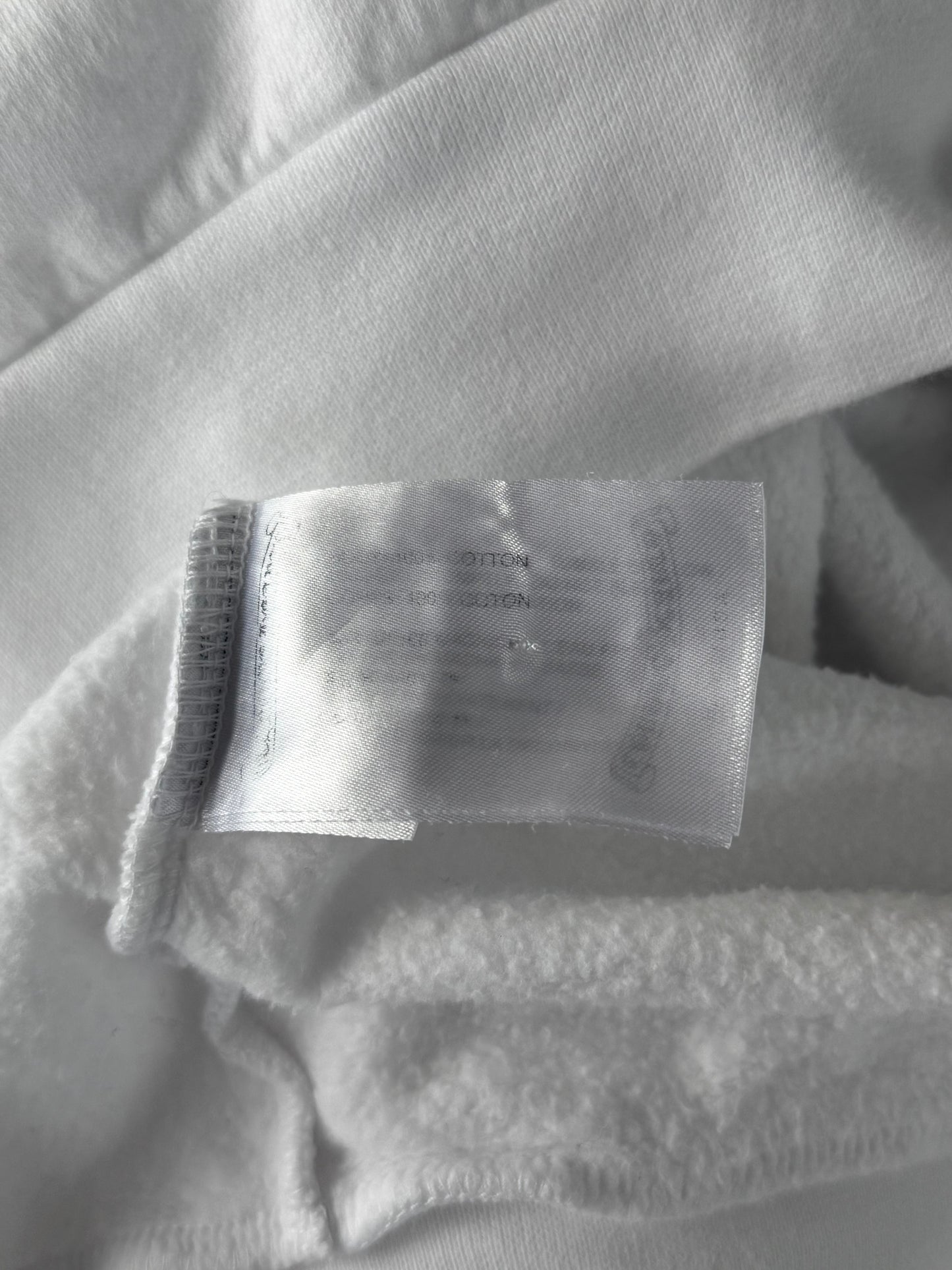 Chrome Hearts White & Grey Miami Horseshoe Logo Hoodie