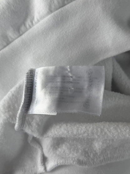 Chrome Hearts White & Grey Miami Horseshoe Logo Hoodie