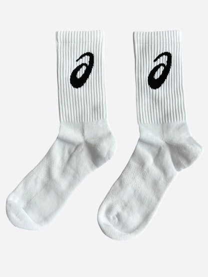 Gallery Dept ASICS White & Black Logo Socks