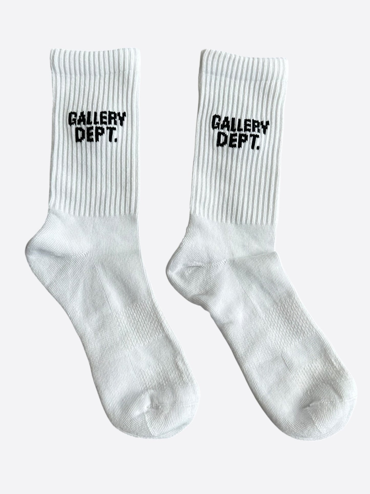 Gallery Dept ASICS White & Black Logo Socks