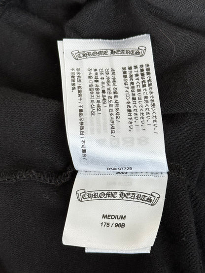 Chrome Hearts Black & Pink Horseshoe Logo T-Shirt
