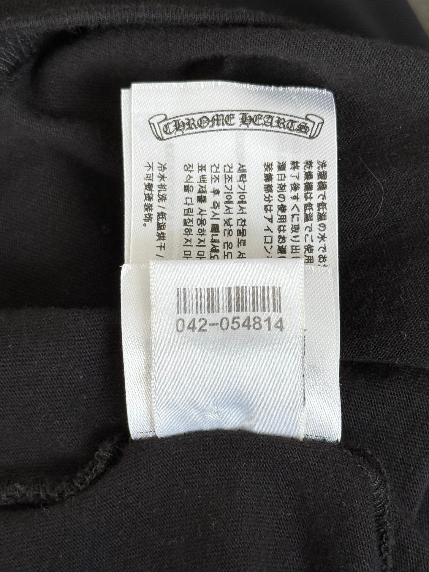 Chrome Hearts Black & Pink Horseshoe Logo T-Shirt