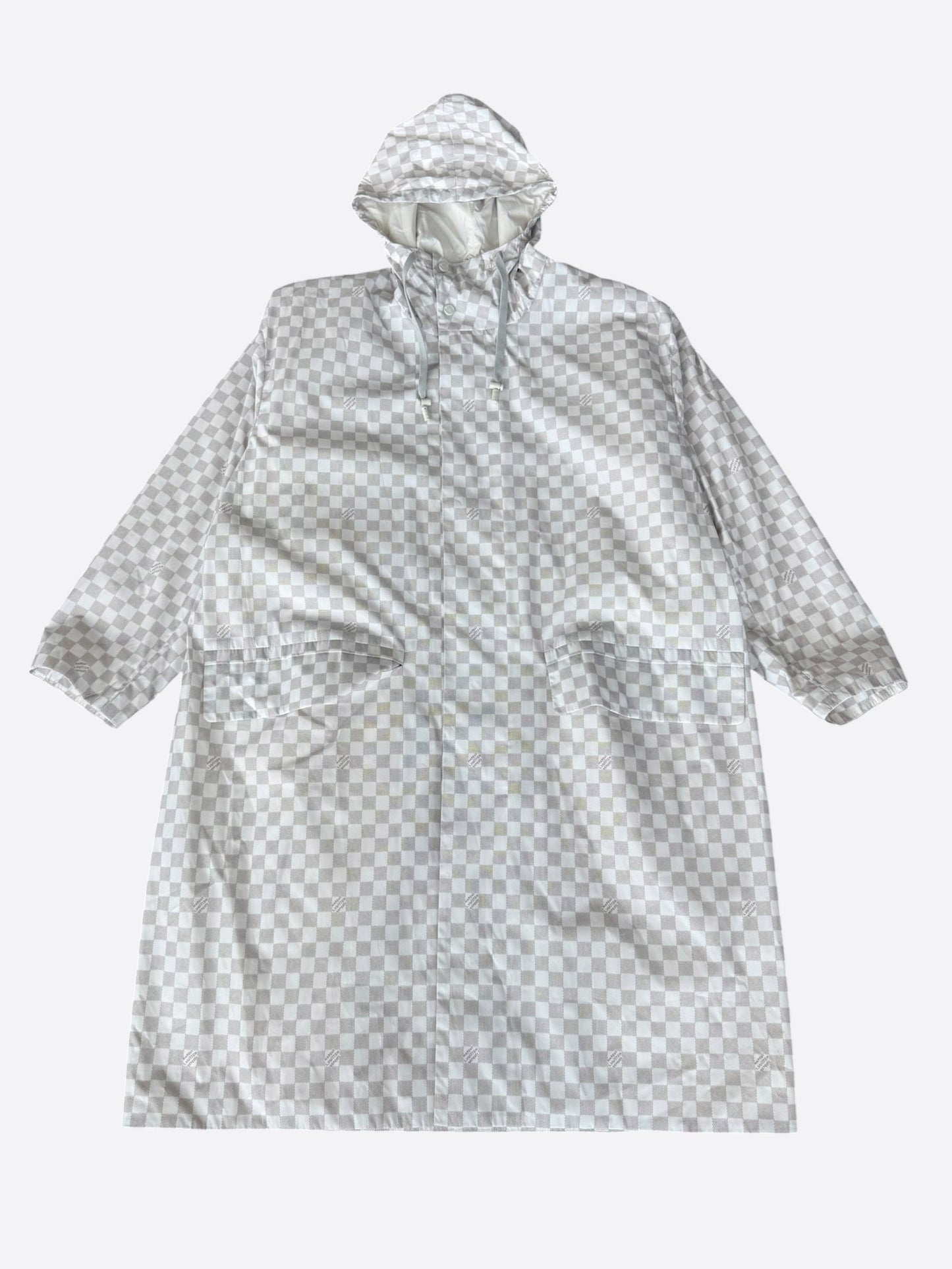 Louis Vuitton White & Beige Damier Windbreaker