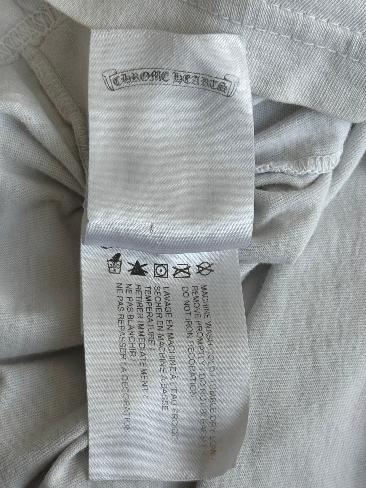 Chrome Hearts White Multicolor Cross T-Shirt
