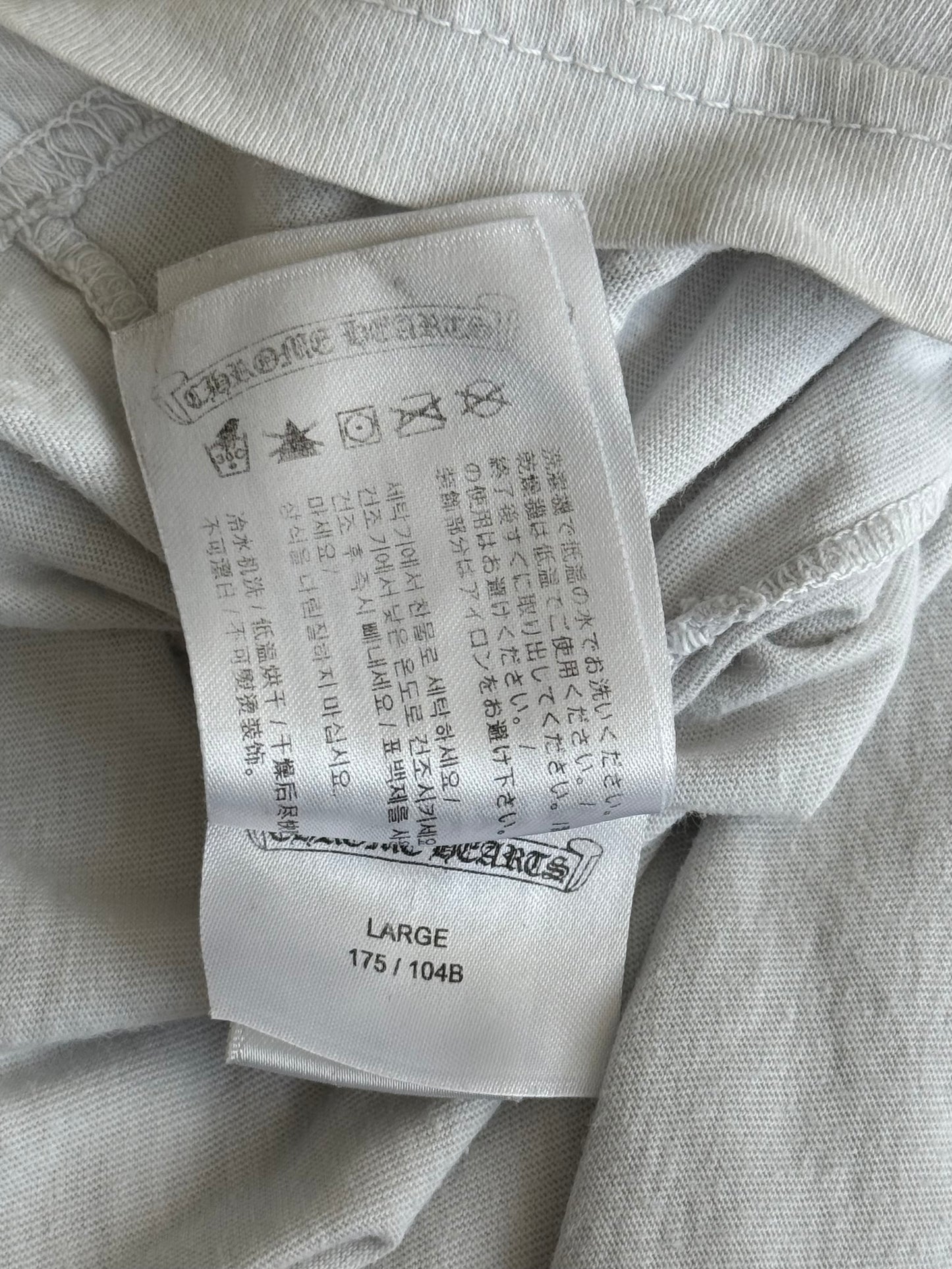 Chrome Hearts White Multicolor Cross T-Shirt