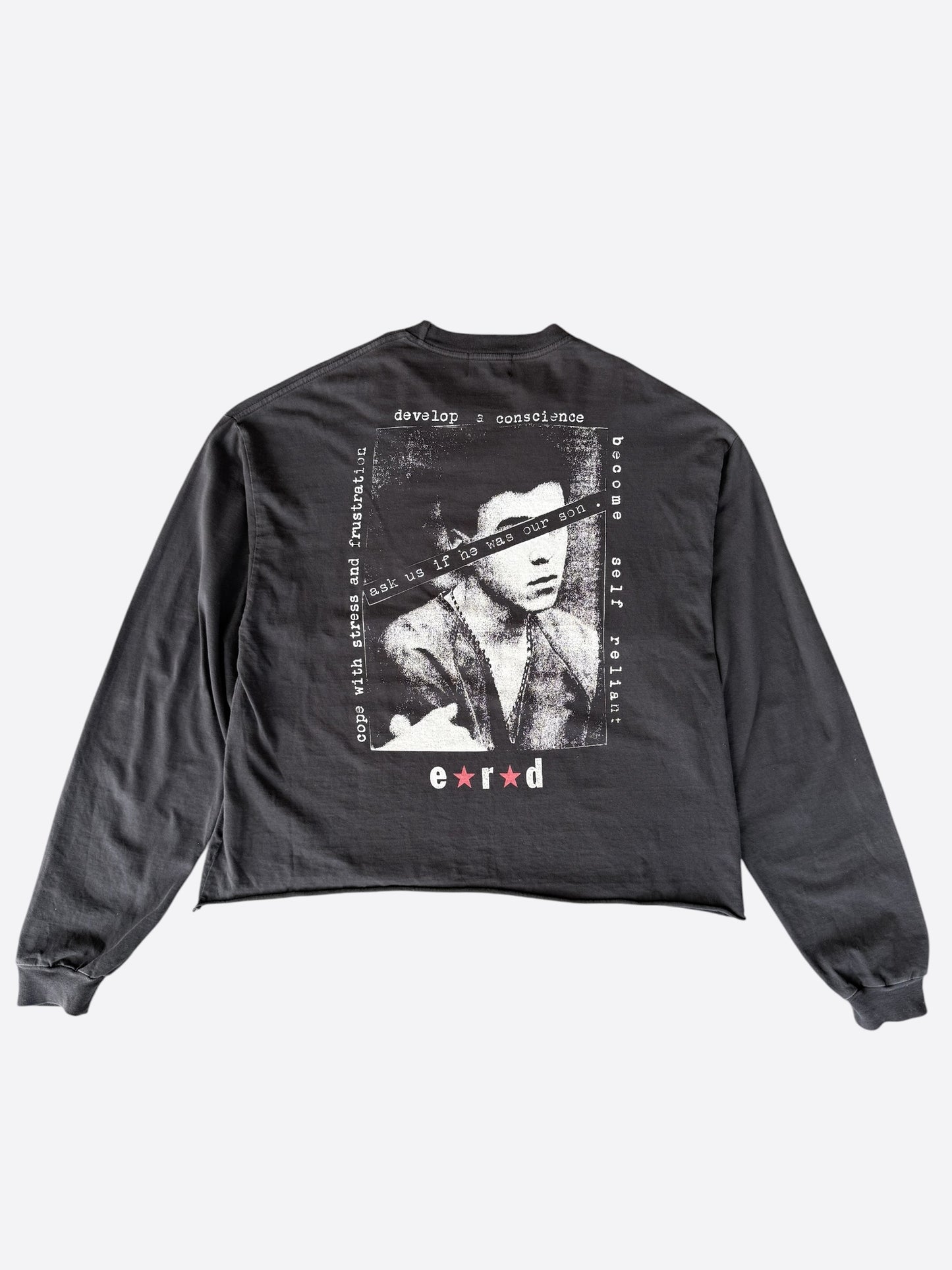 Enfants Riches Deprimes Black & Whtie Teen Just Wanted Love Longsleeve T-Shirt