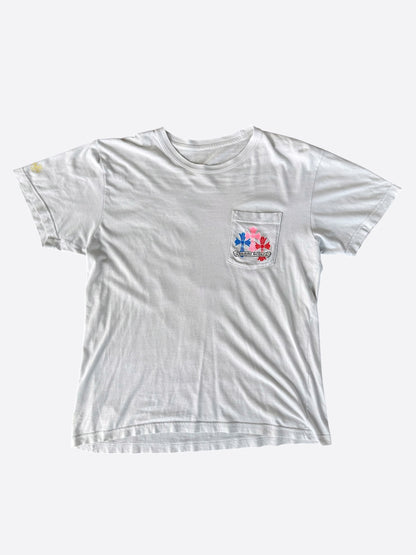 Chrome Hearts White Multicolor Cross T-Shirt